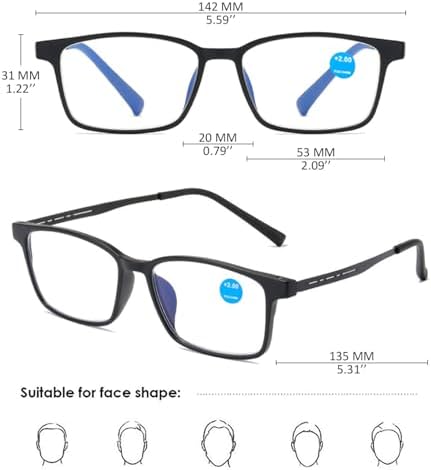 Mens Photochromic Reading Glasses Blue Light Blocking Sun Readers Lightweight Sunglasses UV Protection