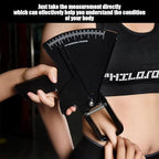 Body Fat Caliper for Accurately Measuring BMI Skin Fold Fitness and Weight Loss(Black)