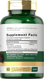 Carlyle Maca Root Capsules for Women & Men | 180 Count | High Potency Extract | Non-GMO & Gluten Free Supplement
