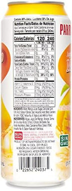 Parrot Brand Mango Juice Drink with Pulp 16.4 fl. oz.(Pack of 12)