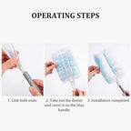 20Pcs Flash Dust Magnet Refill Fluffy Duster Refill Feather Duster Disposable Duster Refill Hand Duster Refill Replacement Duster Head With 20Refills Dusters For Cleaning Products
