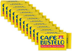 Café Bustelo Espresso Ground Coffee, Dark Roast, 10-Ounce Brick, (Pack of 12)