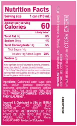 Gaseosa Manzana Postobón – 12 Pack (10.5fl oz Each Can) – Colombian Apple-Flavored Soda – Imported from Colombia