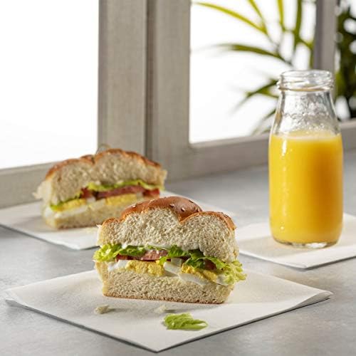 BloominGoods Linen-Feel Lunch Napkins - Disposable Cloth-Like Paper Napkins - Soft And Absorbant Luncheon Napkins For Kitchen, Parties, Weddings, Dinners or Events (Pack of 200)