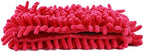 Home Cleaning Pad Coral Velet Refill Household Dust Mop Head Replacement Floor Soft Texture Practical Tool (Red)