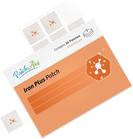 PatchAid Iron Plus Topical Patch 30-Day Supply