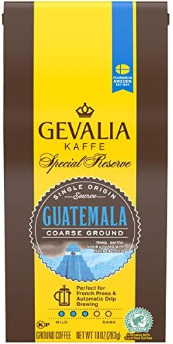 Gevalia Special Reserve Guatemala and Costa Rica Single Origin Medium Roast Ground Coffee Bundle (2 x 10 oz Bags)