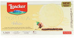 Loacker Tortina White - Individually Wrapped Premium White Chocolate Enrobed Crispy Wafer Tartlets with Hazelnut Cream Filling - Pack of 12