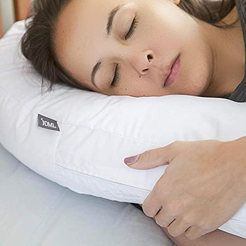 DMI U-Shaped Side Sleeping Pillows For Neck And Shoulder Pain |Side Sleeper Neck Pillow & Pregnancy Pillow Side Sleeper With Ear Hole | Back, Hip, & Sciatica Relief(30"x20"x6")