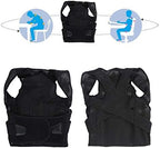 Orthopedic Corrector Corset for Children Back Brace Scoliosis Clavicle Support Belt Waist Trainer Unisex,Black-X-Small