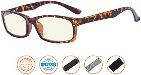 CessBlu Computer Glasses Women Men-Anti Blue Rays Eyeglasses-Blue Light Filter Reading
