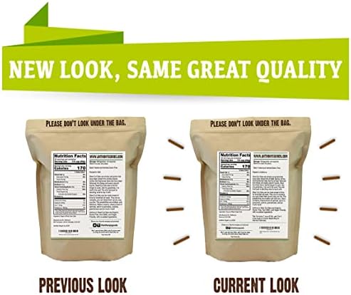 Anthony's Organic Steel Cut Oats, 3 lb, Gluten Free, Non GMO, Irish Oatmeal, Whole Grain