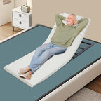Electric Backrest Lifter for the Bed, 330lbs Capacity, 2-80° Adjustable Lifting Bed Backrest w/Wired Control, Assist Elderly to Get out of Beds Easily, Sit-up Back Rest for Lumbar Support (Beige)