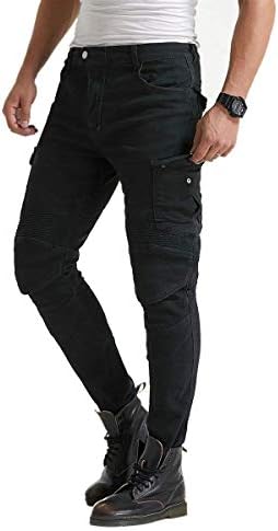 Motorcycle Pants, Versatile Durable Motorcycle Jeans for Men & Women Riding Pants Trousers with Kenn & Hip Armor Pads