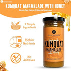 Dr. Cowan’s Garden Kumquat Marmalade with Honey - Small Batch Fruit Spread - Naturally Sweet with Local Greek Kumquats, Honey & Lemon - No Preservatives, Pure Ingredients