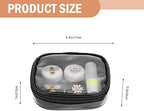 EXCEART Contact Lens Case Set Crystal Bee Contact Lens Box Contact Lens Soak Storage Kit with Bottle Tweezer for Outdoor Daily Use