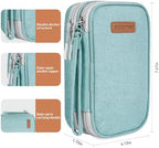 suzamed Insulin Cooler Travel Case, Double Layer Medicine Kit Diabetes Travel Case, Portable Medicine Organizer with 2Pack 150g Ice Pack TSA Approved for Insulin Pens Diabetic Supplies (Green)