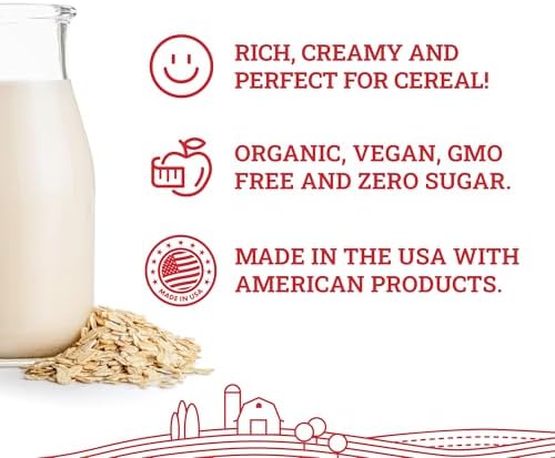 Hoosier Hill Farm Organic Oat Milk Powder, 2LB (Pack of 1)