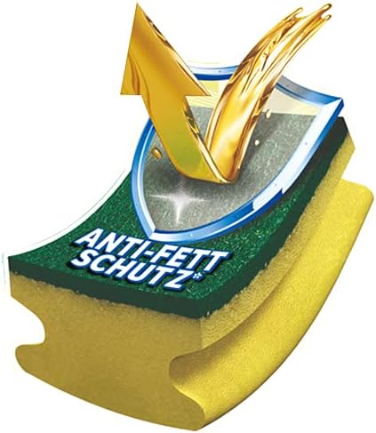 Spontex Scourer, Anti-Grease, 1 Value Pack, Grease-Repellent Fibres.