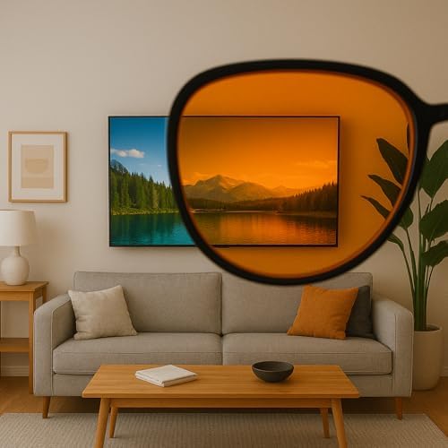 Swanwick Crystal Night Swannies - 99% Premium Blue Light Blocking Glasses, Anti Glare Anti-Fatigue & Eyestrain for Screens