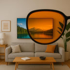 Swanwick Crystal Night Swannies - 99% Premium Blue Light Blocking Glasses, Anti Glare Anti-Fatigue & Eyestrain for Screens