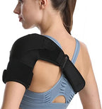 HAPPYNA Shoulder Brace Men Women, Adjustable Stability Support Shoulder Brace, Right/Left Arm Therapy Shoulder Brace, Pain, Frozen,Shoulder Dislocated Joint Soreness, One Size,L