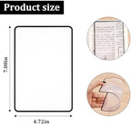 Page Magnifying Sheet 3X Lightweight Optical Plastic Fresnel Lens Flat Magnifier for The Elderly and People with Low Vision Reading Small Prints, Books