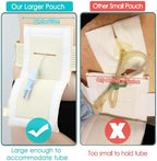 [2 Pack] Feeding Tube Belt, PEG Tube Holder G-Tube Protective Belt Breathable Beige with Slit for G Tube J Tube PEG Tube Supplies, No More Taping The Tube