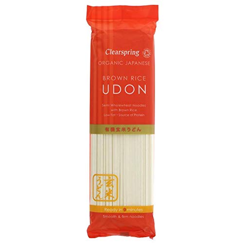 Clearspring Brown Rice Udon Noodles 200g (Pack of 6)