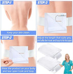 Tondiamo 2 Pcs Feeding Tube Holders Elastic PEG Feeding Tube Belt G Belt for Gastrostomy J PEG Peritoneal Dialysis Abdominal Pouch Pad Accessories, Adjustable and Washable, 28-43 Inch Waist