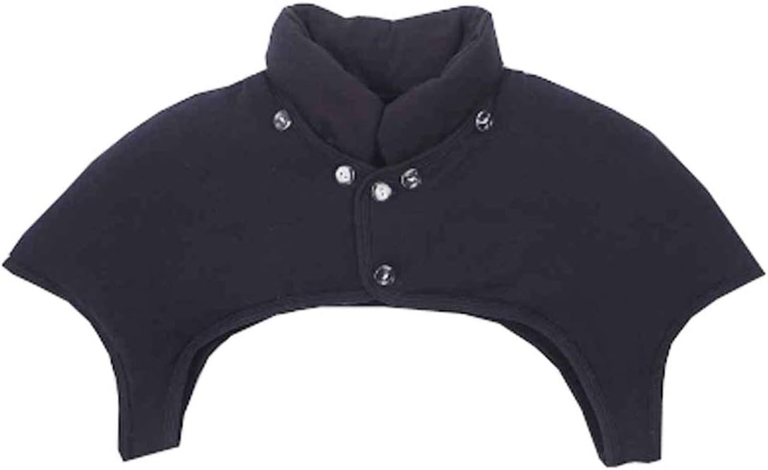 Shoulder Brace Shoulder Warmers Neck Warmer for Neck and Shoulders Pain Relief, Arthritis Relief, Thick Warm Vest Waistcoat with Collar for Men Women, Black