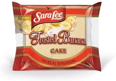 Sara Lee Iced Banana Cake, 2.25 Ounce -- 24 per case.