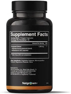 Natgrown Fenugreek Extract Capsules for Men 1,200 mg | Fenogreco - 50% Saponins Extract Supplement | Vegan, Gluten Free - 120 Capsules