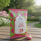 Original Bonds London Pear Drops Bag Sugar Coated Pear Flavored Boiled Sweets A Classic Sweetshop Favorite Imported From The UK England The Best Of British Candy Bannana And Pear Flavour