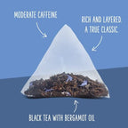 Two Leaves and a Bud Organic Earl Grey Tea Bags, Whole Leaf Caffeinated Black Tea in Compostable Sachets, 100 Count (Pack of 1)