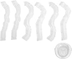 20 Pack Sitz Bath Cover Liner Disposable Sitz Bath Liner Cover Bags for Hemorrhoids Toilet Seat Postpartum Care Perineal Soaking Women Collapsible Sits Bath Kit