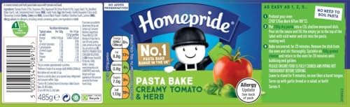Homepride Pasta Bake Tomato and Herb, 485 g