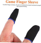 Healifty 10pcs Breathable Nylon Finger Sleeves for Gaming Comfortable Touchscreen Cover for Phones Tablets Reduce Friction Improve Game Performance