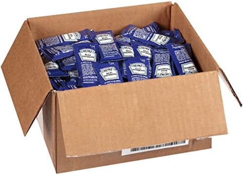 Heinz Mayonnaise Single Serve Packages, 0.42 Oz, Pack of 200