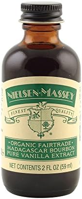 Nielsen-Massey Organic Fairtrade Madagascar Bourbon Pure Vanilla Extract for Baking and Cooking, 2 Ounce Bottle