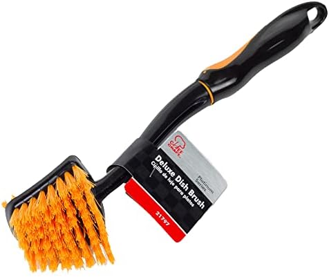 Chef Craft Deluxe Plastic Dish Brush, 12 inch, Color May Vary