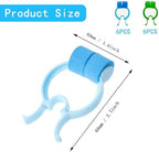 12 PCS Stop Nosebleeds Epistaxis Clip Nose Bleed Stopper Nasal Clip Treatment, Nose Clamp for Emergency or Accident (Blue and Green)