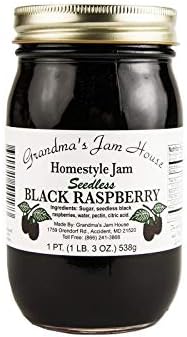 Grandma's Seedless Black Raspberry Jam - 16oz Jar
