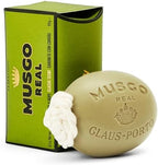 Claus Porto - Musgo Real Classic Scent Soap on a Rope | Woody Scent, Violet | Walnut Extract + Vegetable Oil Base | Rich, Smooth Body Soap for Men + Women | Handcrafted, Long Lasting (190g | 6.7 oz)