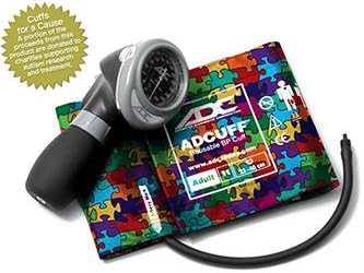 American Diagnostic Corporation DIAGNOSTIX Palm Aneroid, Adult, Royal Blue 1/EA