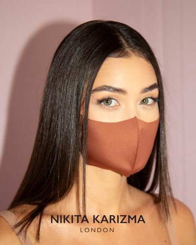 KARIZMA Face Wardrobe Cloth Face Mask. 6 Soft Masks Washable Fabric with Adjustable Ear Loops. ‘Earth Shades’ Pack. Face Mask Reusable and Stretchy. Fabric Face Masks 6 Pieces