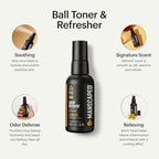MANSCAPED® The Crop Reviver®, Hydrating & Refreshing Men's Body Toner Spray, Cooling Groin Spritz with Soothing Aloe Vera, Below-The-Waist Odor Neutralizer, 1.89 fl oz (1-Pack)