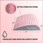 Back Stretcher Pillow – Pain Relief for Lower Back, Lumbar Support, Posture Correction, Sciatica Aid, Orthopedic Design, Easy to Use at Home, Office, or Anywhere, Orthopedist Recommended (Pink)