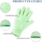 Microfiber Gloves,Microfiber Dusting Gloves for Plants and House Cleaning, Reusable Cleaning Gloves