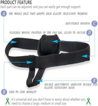Adjustable Hernia Belt Truss for Men and Women - 30" to 55" Waist Support with Removable Compression Pads, Durable 2" Elastic Band & 8" Hook and Loop, Comfortable for Inguinal and Umbilical Hernia Recovery